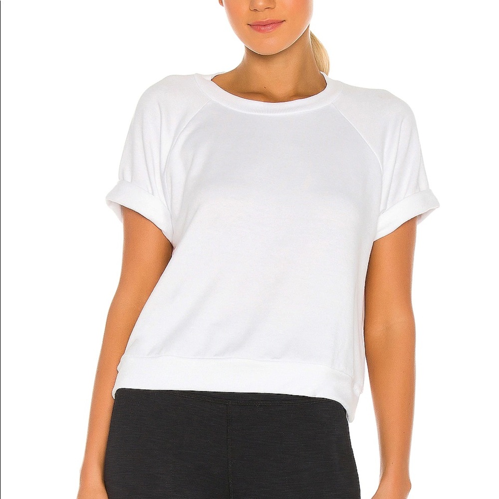 BEYOND YOGA Solid Choice Modal Short Sleeve Pullover